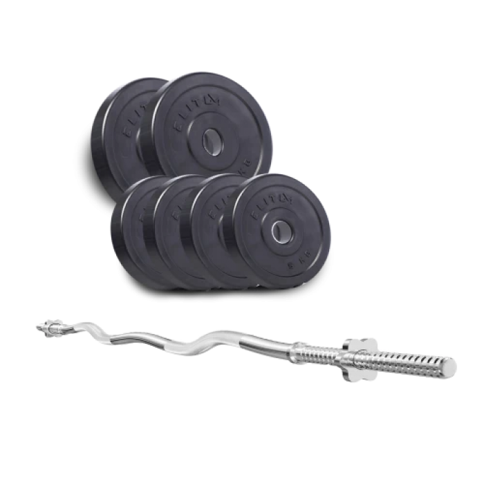 Штанга з млинцями Elitum Titan 46 кг