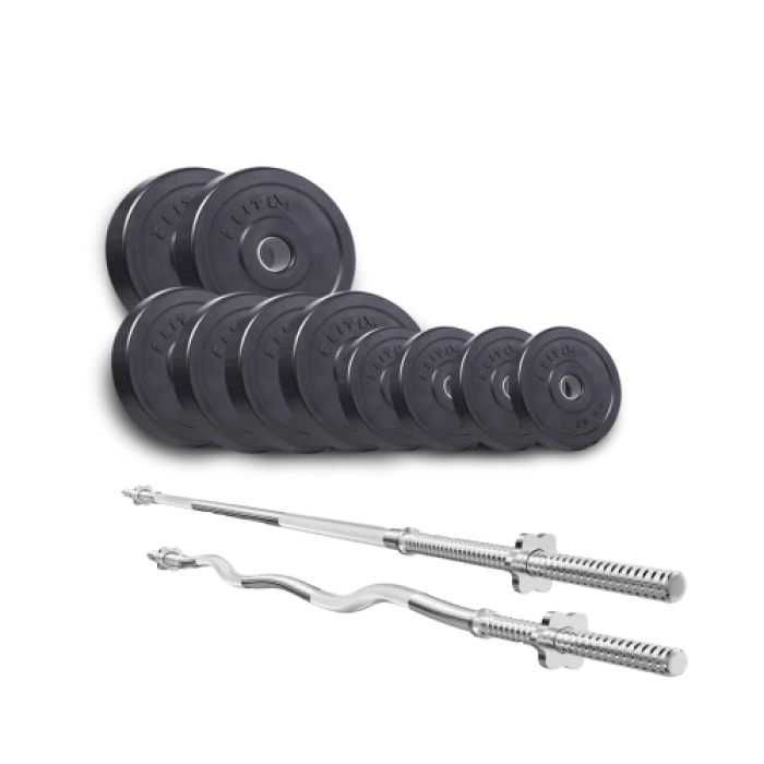 Набір Elitum Titan 65 кг зі штангами