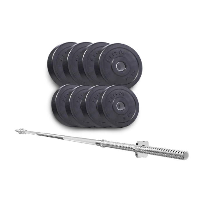 Штанга з млинцями 69 кг Elitum Titan