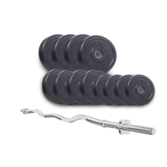 Штанга з млинцями 76 кг Elitum Titan