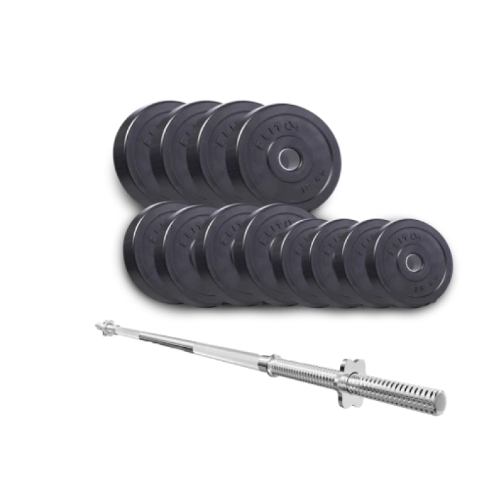 Штанга з млинцями 79 кг Elitum Titan