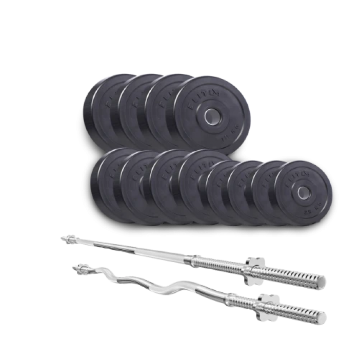 Набір Elitum Titan 85 кг зі штангами