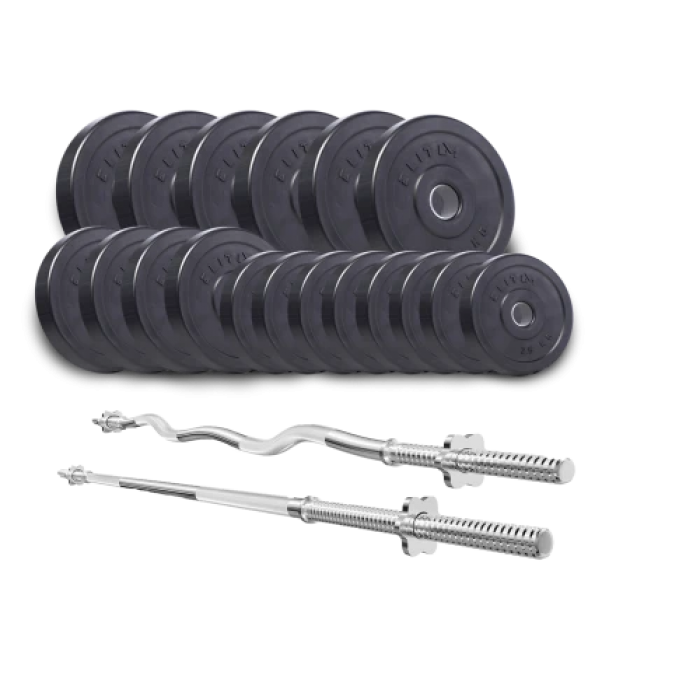 Набір Elitum Titan 115 кг зі штангами