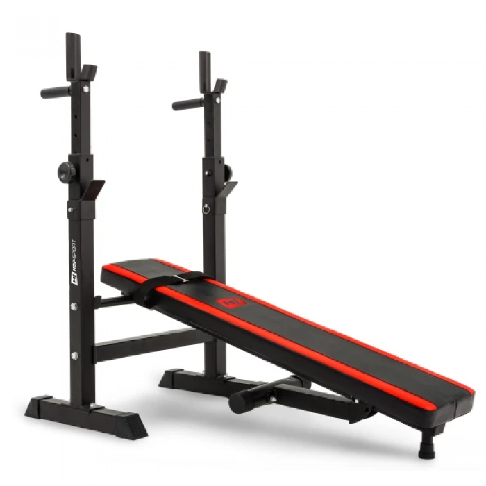 Набір Hop-Sport Premium 69 кг з лавою HS-1080 та штангою