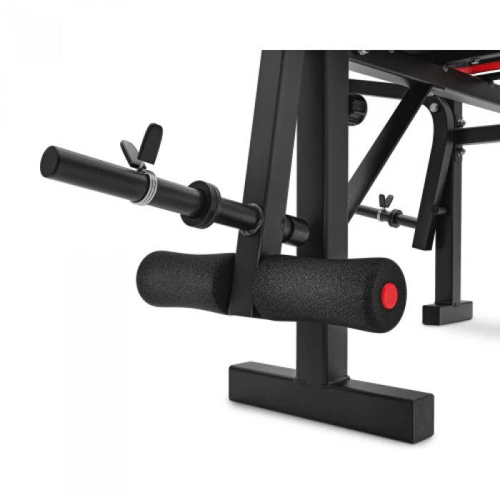 Набір Hop-Sport Premium 38 кг з лавою HS-1055, штангами та гантелями.