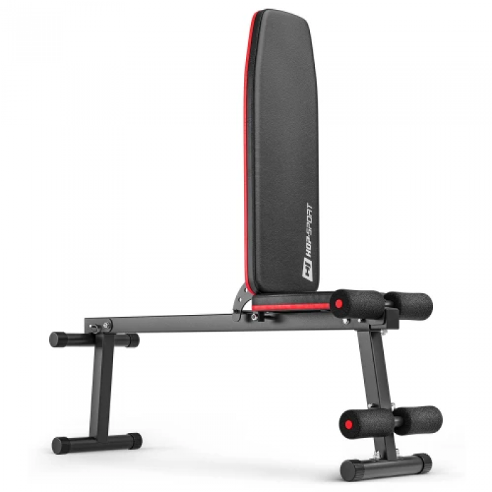 Набір Hop-Sport Premium 105 кг з лавою HS-1010 Pro, штангами та гантелями