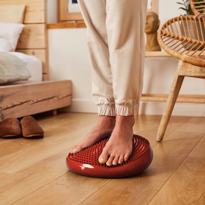 Балансировочная подушка-диск 4FIZJO PRO+ 33 см сенсомоторная, массажная Red (P-5907739314451)