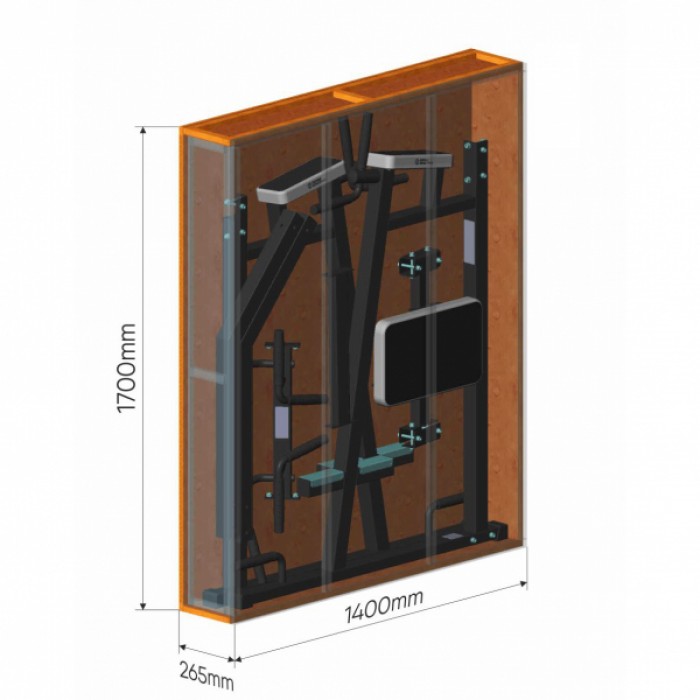 Підлогова стійка Турнік Бруси Прес InterAtletika LC312
