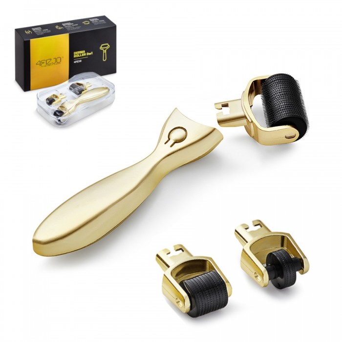 Мезороллер 4FIZJO Derma Roller 3 в 1 (дермароллер) для лиця та тіла (P-5907739312228)