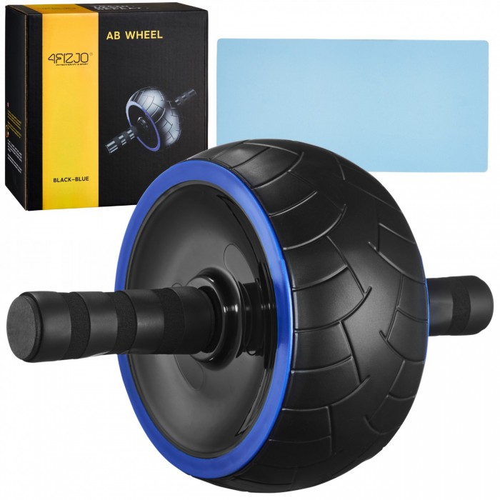 Ролик (гімнастичне колесо) для преса 4FIZJO Ab Wheel XL Black/Blue (P-5907739314437)