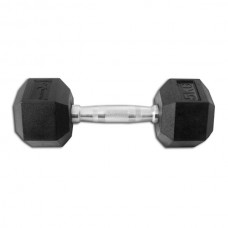 Гантель гексагональна гумова 5 кг InterAtletika Explode PD-108-05