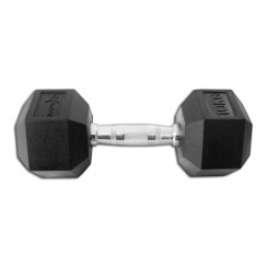 Гантель гексагональная обрезиненная 10 кг InterAtletika Explode PD-108-10