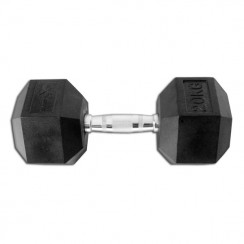 Гантель гексагональная обрезиненная 20 кг InterAtletika Explode PD-108-20