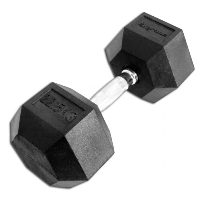 Гантель гексагональная обрезиненная 22,5 кг InterAtletika Explode PD-108-22,5