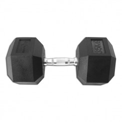 Гантель гексагональная обрезиненная 35 кг InterAtletika Explode PD-108-35