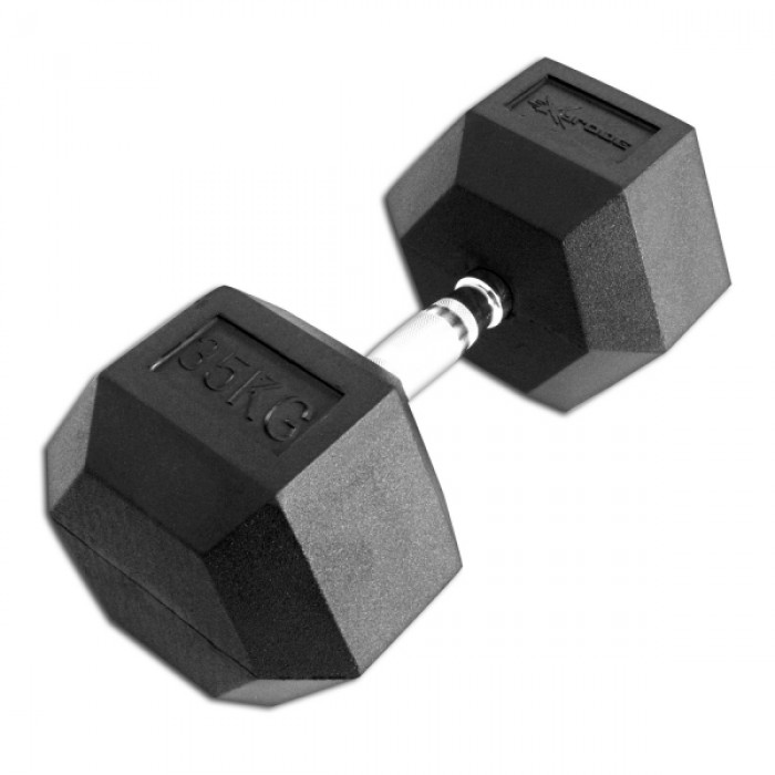Гантель гексагональная обрезиненная 35 кг InterAtletika Explode PD-108-35