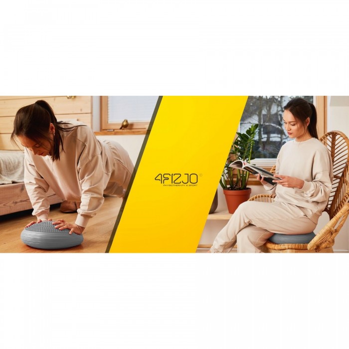 Балансувальна подушка-диск Cornix 33 см (сенсомоторна) масажна XR-0053 Grey