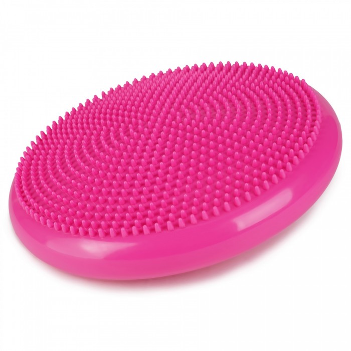 Балансировочная подушка-диск Cornix 33 см (сенсомоторная) массажная XR-0055 Pink