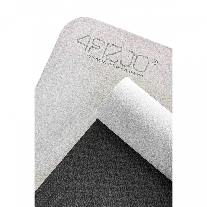 Килимок спортивний 4FIZJO TPE 4 мм для йоги 4FJ0336 Grey/Black
