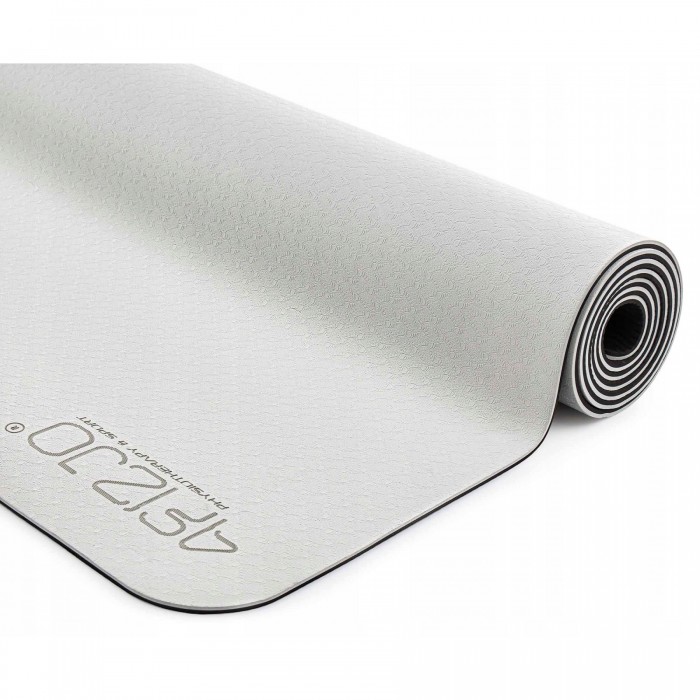 Килимок спортивний 4FIZJO TPE 4 мм для йоги 4FJ0336 Grey/Black