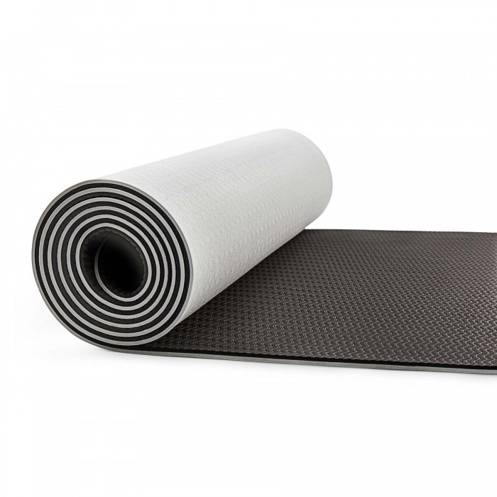 Килимок спортивний 4FIZJO TPE 4 мм для йоги 4FJ0336 Grey/Black