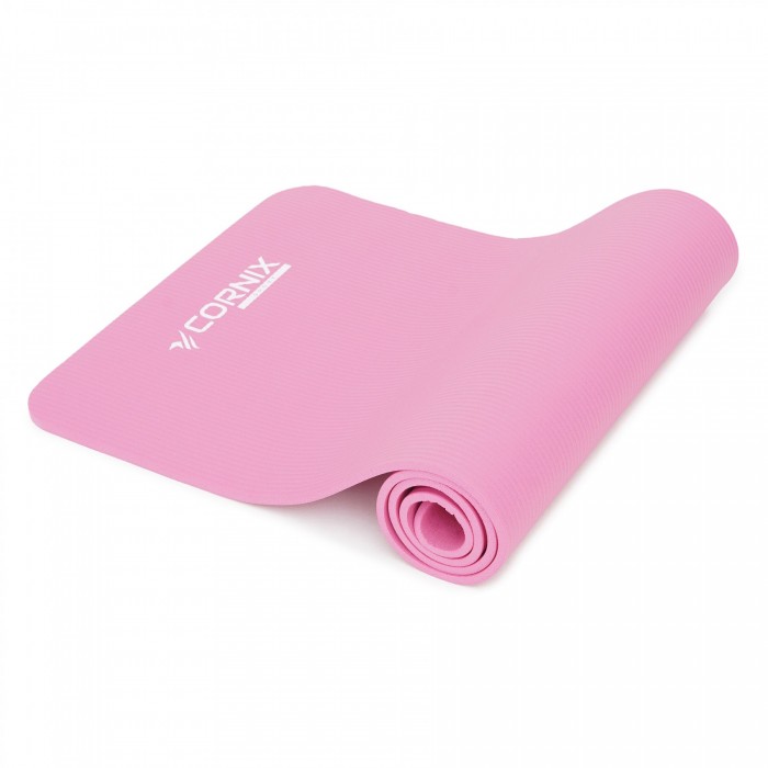 Коврик спортивный Cornix NBR 183 x 61 x 1 cм для йоги и фитнеса XR-0010 Pink