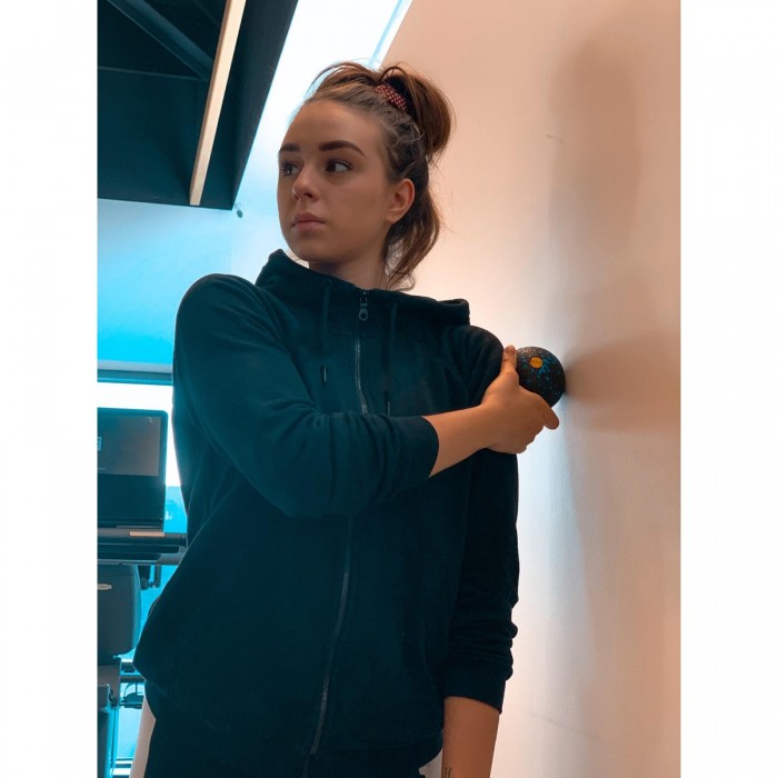 М'яч для масажу 8 см 4FIZJO EPP Ball 08 Black/Gold (P-5907739314796)