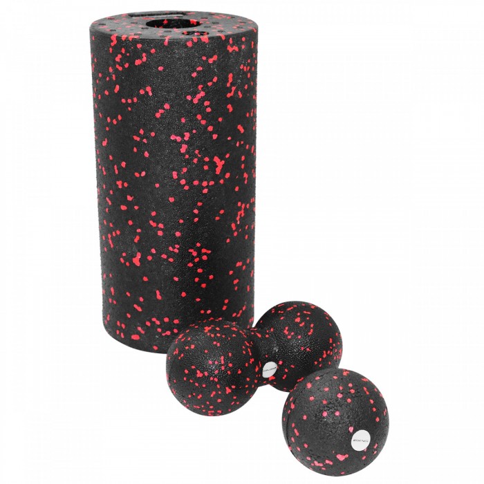 Масажний набір Cornix (м'ячик 8 см, подвійний м'ячик 8 х 16 см та валик 30 х 15 см) XR-0081