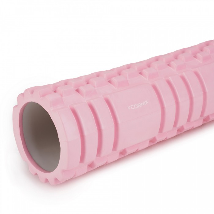 Масажний ролик Cornix EVA 45 x 14 см (валик, ролер) XR-0037 Light Pink