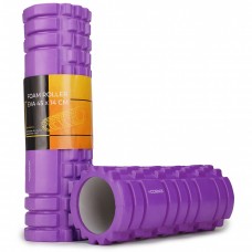 Массажный ролик Cornix EVA 45 x 14 см (валик, роллер) XR-0042 Violet