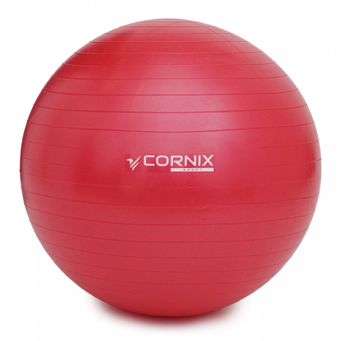 Мяч для фитнеса (фитбол) Cornix 55 см Anti-Burst XR-0018 Red
