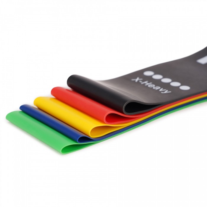 Гумки для фітнесу Cornix Mini Power Band набір 5 шт 1-20 кг XR-0045