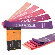 Гумки для фітнесу Cornix Mini Power Band набір 5 шт 1-20 кг XR-0046