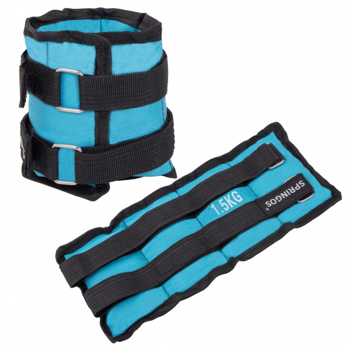 Утяжелители-манжеты для ног и рук Springos 2 x 1.5 кг FA0005