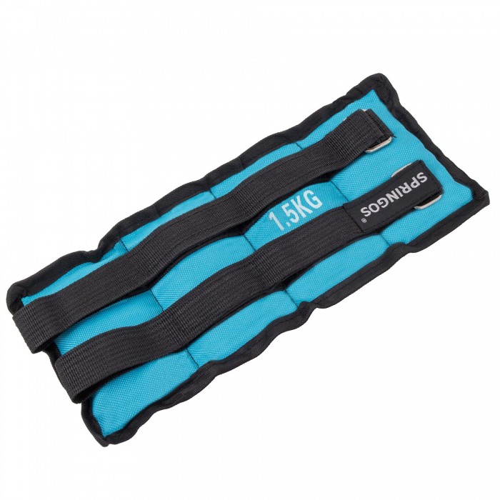 Утяжелители-манжеты для ног и рук Springos 2 x 1.5 кг FA0005