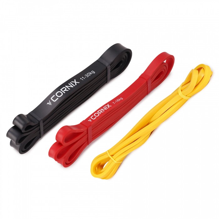 Набор резинок для подтягивания и спорта Cornix Power Band 2-30 кг 3 шт XR-0090