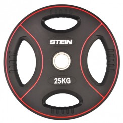 Диск полиуретановый черный Stein 25 кг