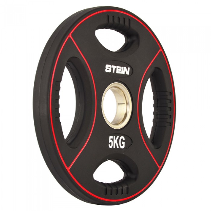 Диск полиуретановый черный Stein 5 кг