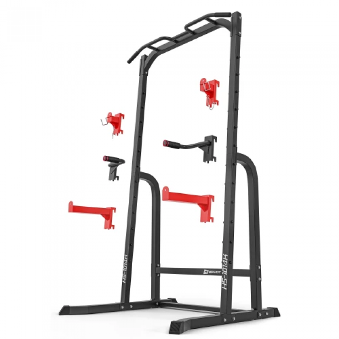 Підлогова стійка Турнік Бруси Hop-Sport HS-1014K із тримачем для штанги