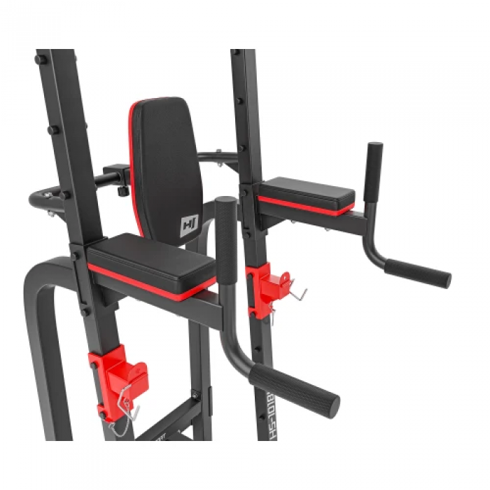 Підлогова стійка Турнік Бруси Прес Hop-Sport HS-1018K із тримачем для штанги