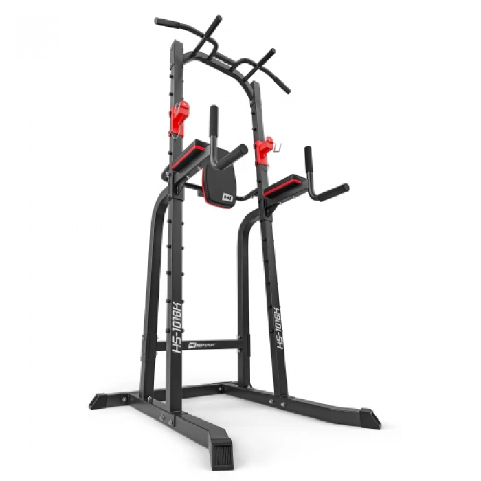Підлогова стійка Турнік Бруси Прес Hop-Sport HS-1018K із тримачем для штанги