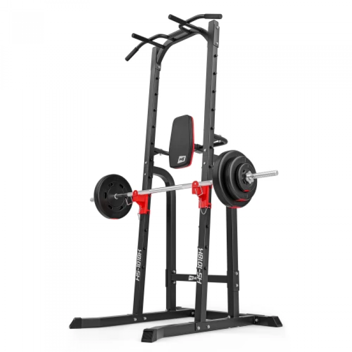 Підлогова стійка Турнік Бруси Прес Hop-Sport HS-1018K із тримачем для штанги