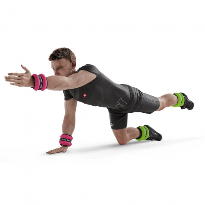 Обтяжувачі для ніг та рук Hop-Sport HS-S005WB 2х2,5 кг чорні