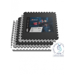 Мат-пазл Hop-Sport EVA 2cm HS-A020PM - 4 частини чорно-сірий