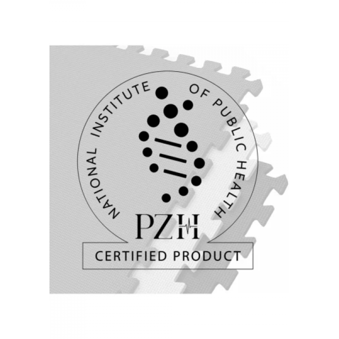 Мат-пазл Hop-Sport EVA 2cm HS-A020PM - 4 частини чорно-сірий