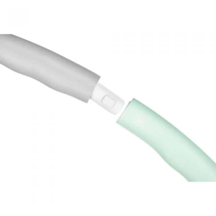 Хулахуп Gymtek із масажером 100 см салатово-сірий