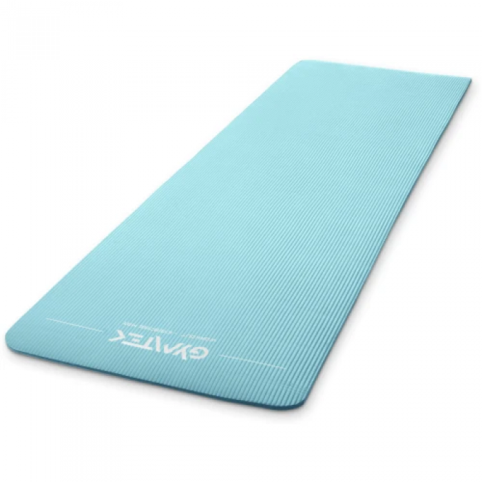 Коврик (мат) для йоги и фитнеса Gymtek NBR 1 см бирюза