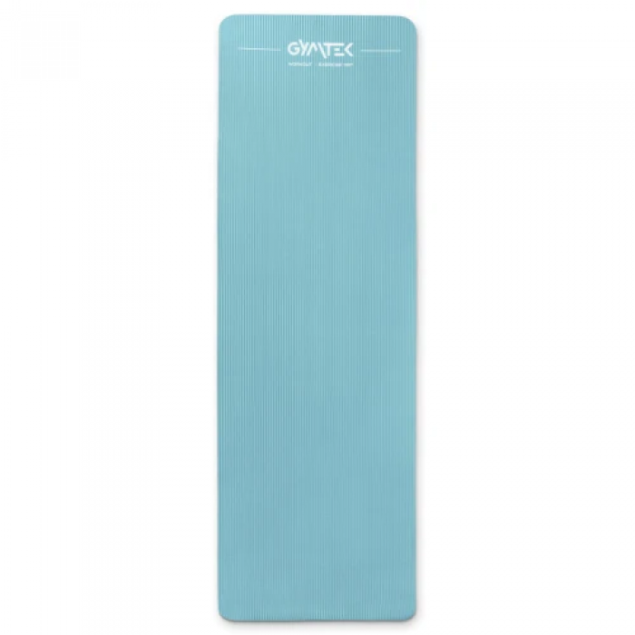 Коврик (мат) для йоги и фитнеса Gymtek NBR 1 см бирюза