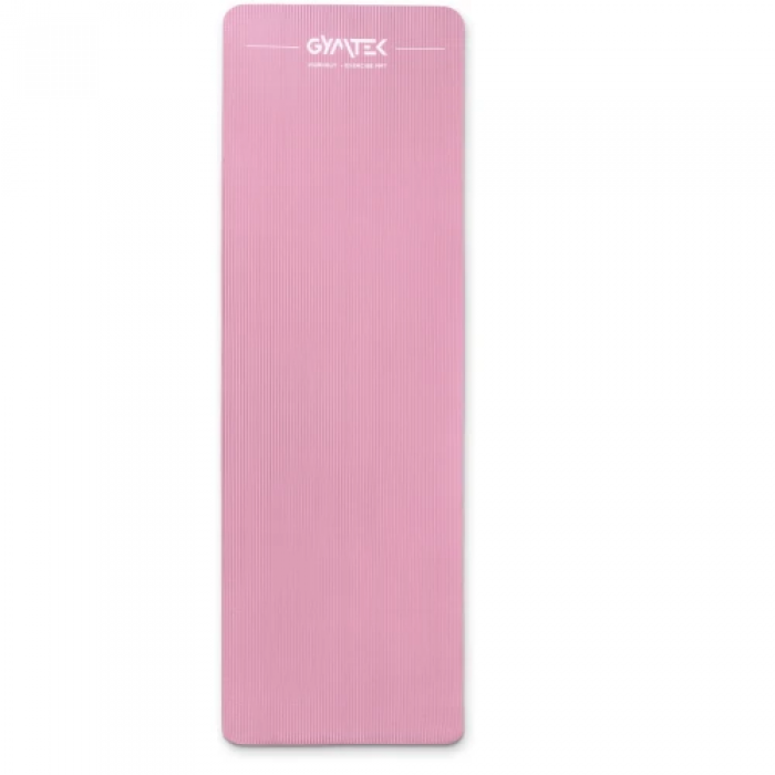 Коврик (мат) для йоги и фитнеса Gymtek NBR 1 см розовый