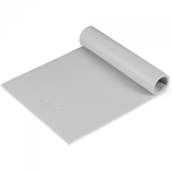 Коврик (мат) для фитнеса и йоги Gymtek 0,5 см серый